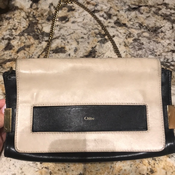 chloe bag gold chain
